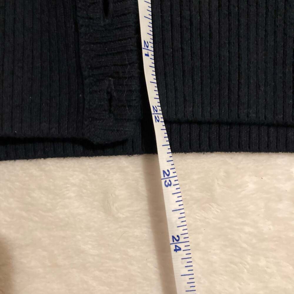 L.L. Bean Men's Nordic Fair Isle Crewneck Sweater Navy Blue Size‎ M - Picture 5 of 8